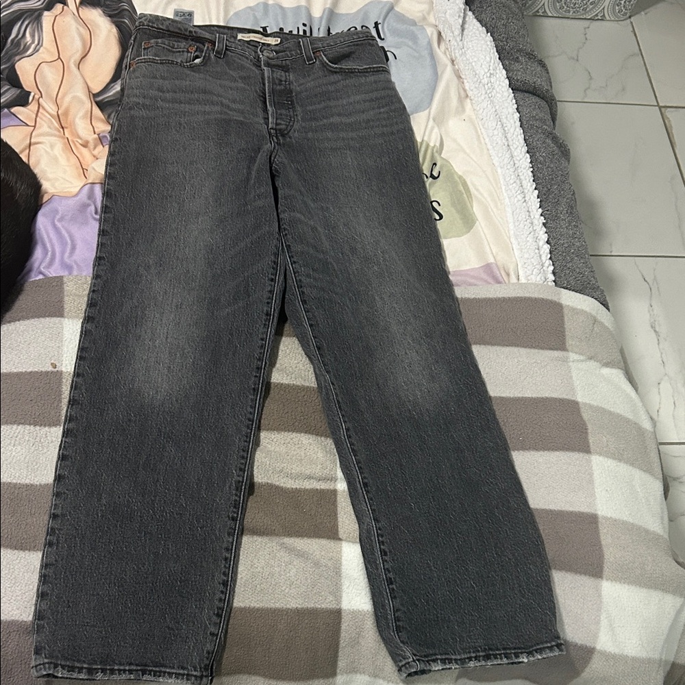 Ribcage Straight Ankle Jeans